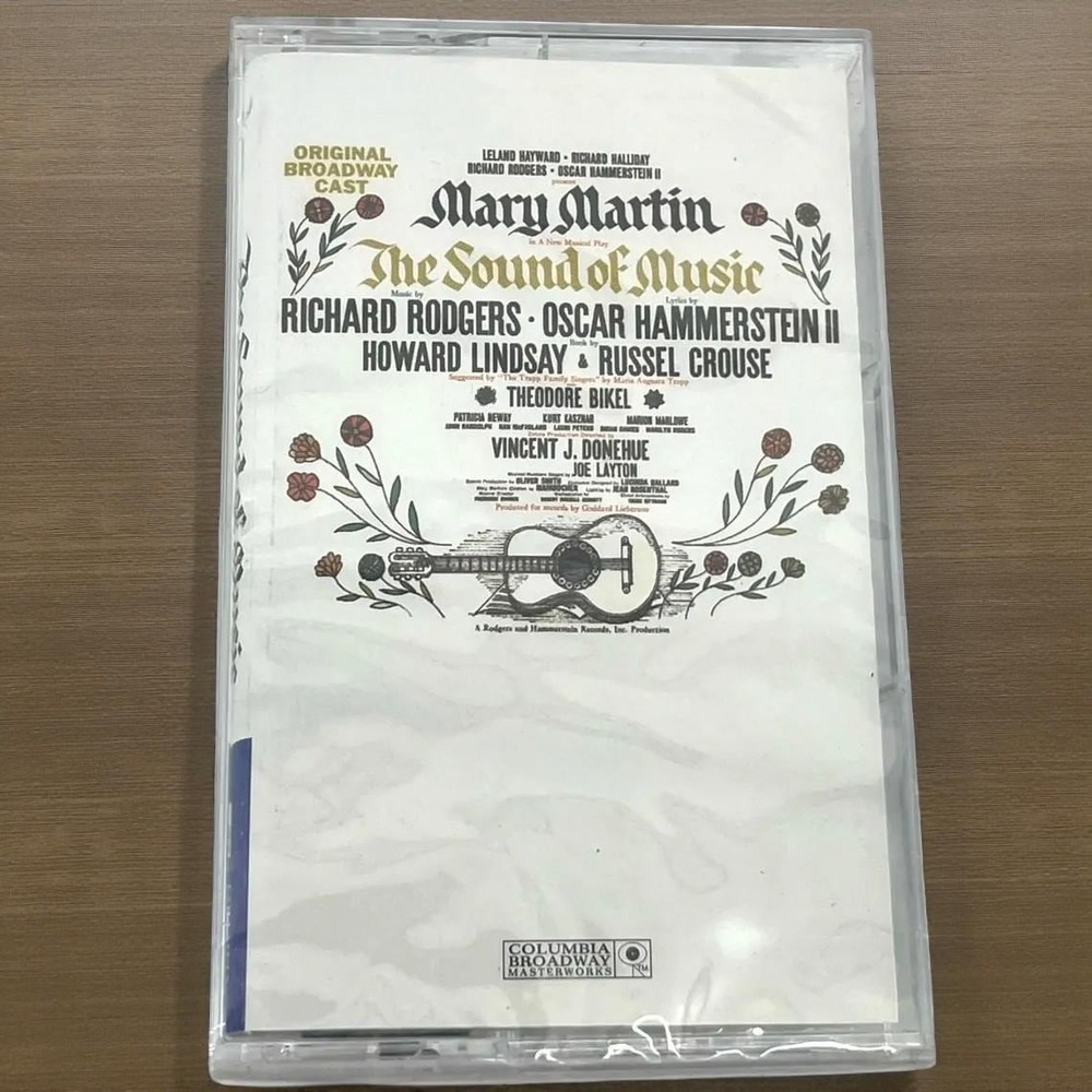 The Sound of Music Mary Martin Original Broadway Cast Cassette - Sealed